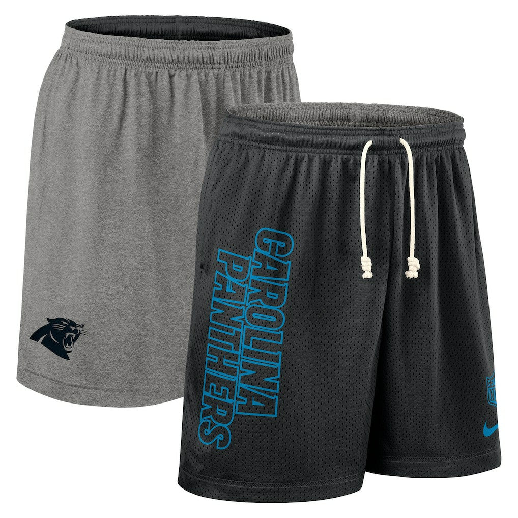 Carolina Panthers Sideline Reversible Dri-FIT Shorts Black - Nike