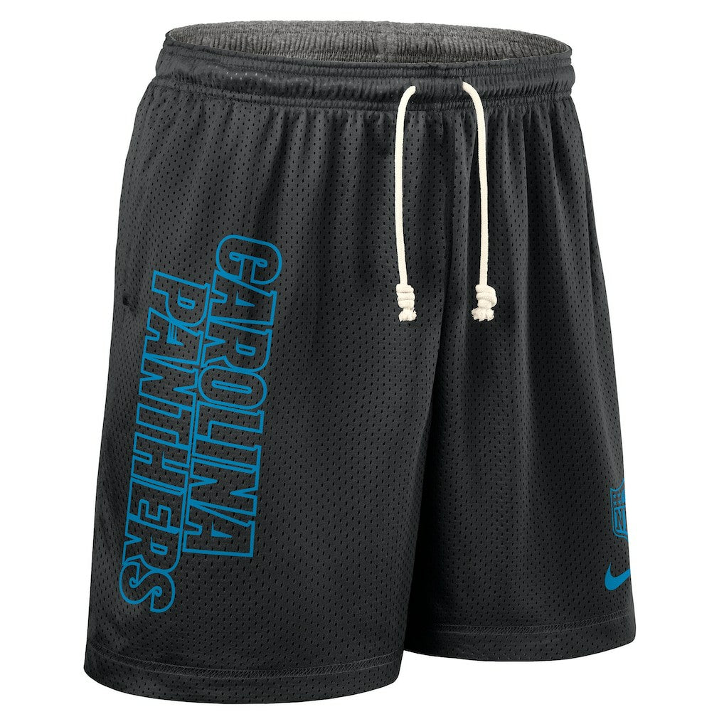 Carolina Panthers Sideline Reversible Dri-FIT Shorts Black - Nike