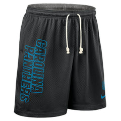 Carolina Panthers Sideline Reversible Dri-FIT Shorts Black - Nike
