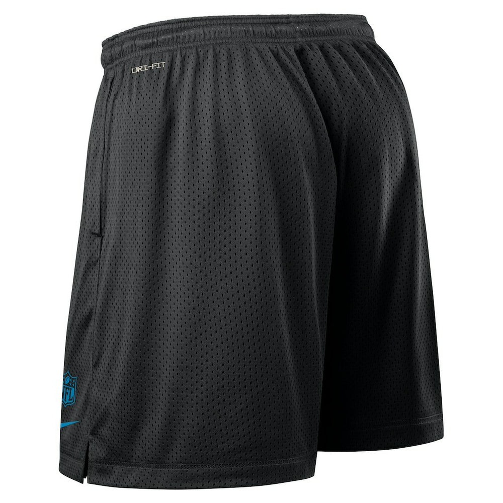 Carolina Panthers Sideline Reversible Dri-FIT Shorts Black - Nike