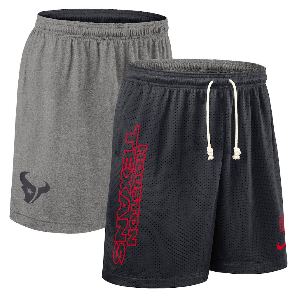 Houston Texans Sideline Reversible Dri-FIT Shorts Navy - Nike