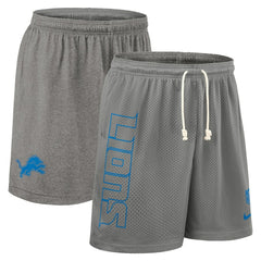 Detroit Lions Sideline Reversible Dri-FIT Shorts Gray - Nike