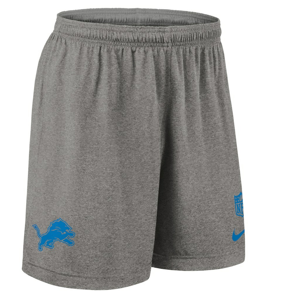 Detroit Lions Sideline Reversible Dri-FIT Shorts Gray - Nike