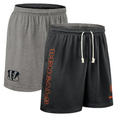 Cincinnati Bengals Sideline Reversible Dri-FIT Shorts Black - Nike