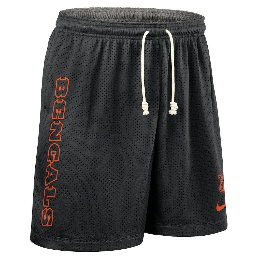 Cincinnati Bengals Sideline Reversible Dri-FIT Shorts Black - Nike