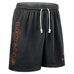 Cincinnati Bengals Sideline Reversible Dri-FIT Shorts Black - Nike