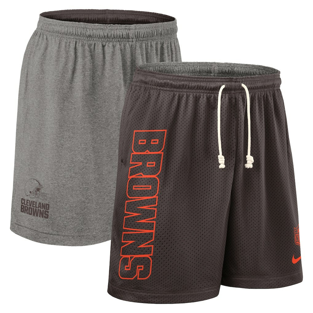 Cleveland Browns Sideline Reversible Dri-FIT Shorts Brown - Nike