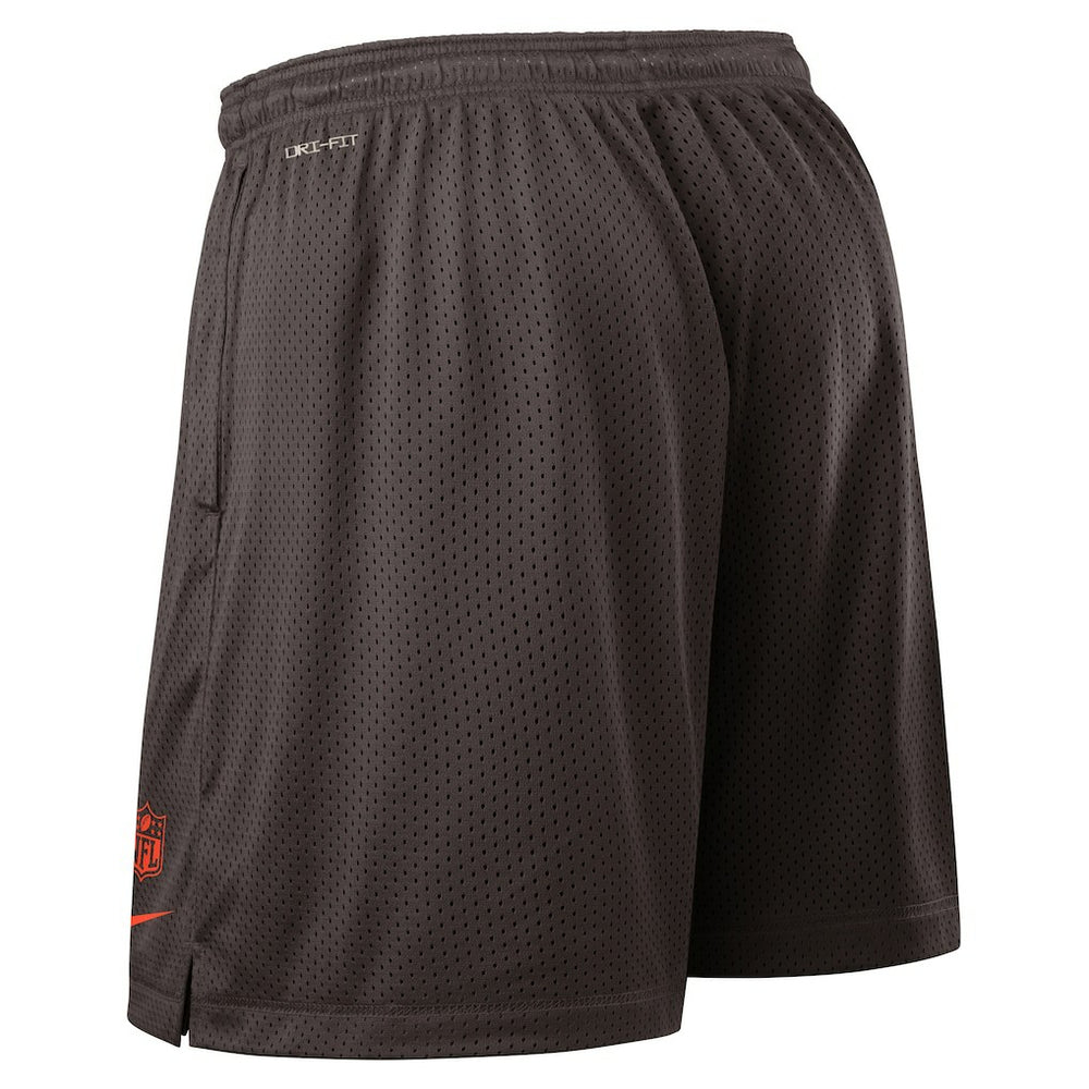 Cleveland Browns Sideline Reversible Dri-FIT Shorts Brown - Nike