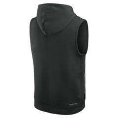 New York Jets Sideline Standard Issue Dri-FIT Sleeveless Hoodie Black - Nike