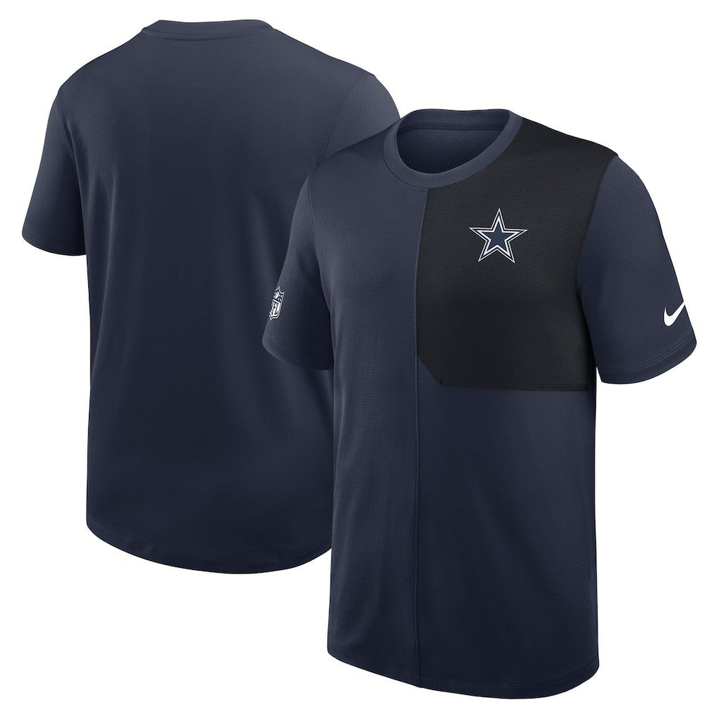 Dallas Cowboys Sideline UV Dri-Fit Coach Shirt Navy - Nike