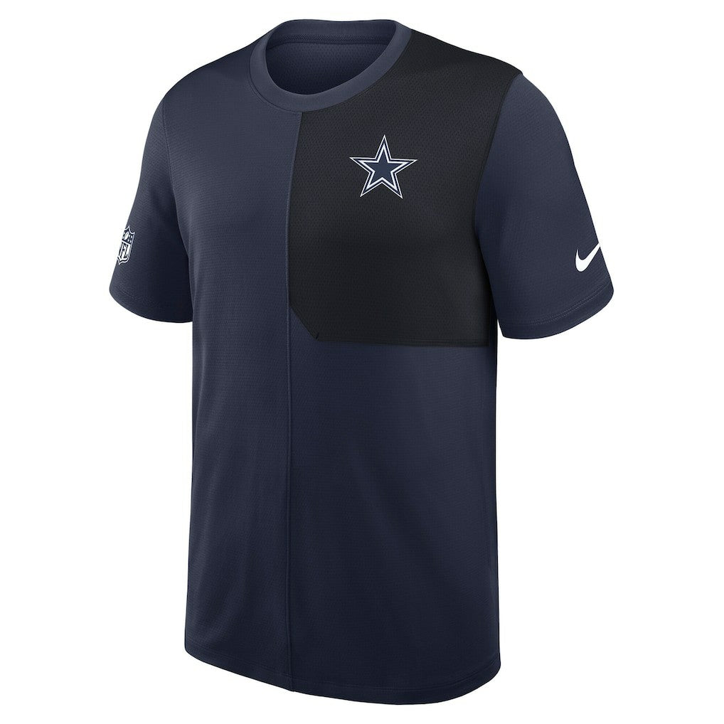 Dallas Cowboys Sideline UV Dri-Fit Coach Shirt Navy - Nike