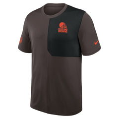 Cleveland Browns Sideline UV Dri-Fit Coach Shirt Brown - Nike
