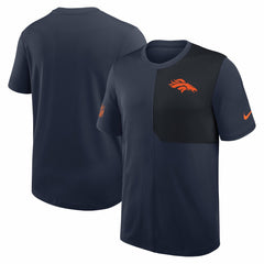 Denver Broncos Sideline UV Dri-Fit Coach Shirt Navy - Nike
