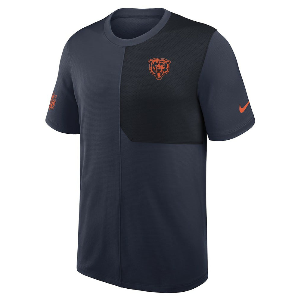 Chicago Bears Sideline UV Dri-Fit Coach Shirt Navy - Nike