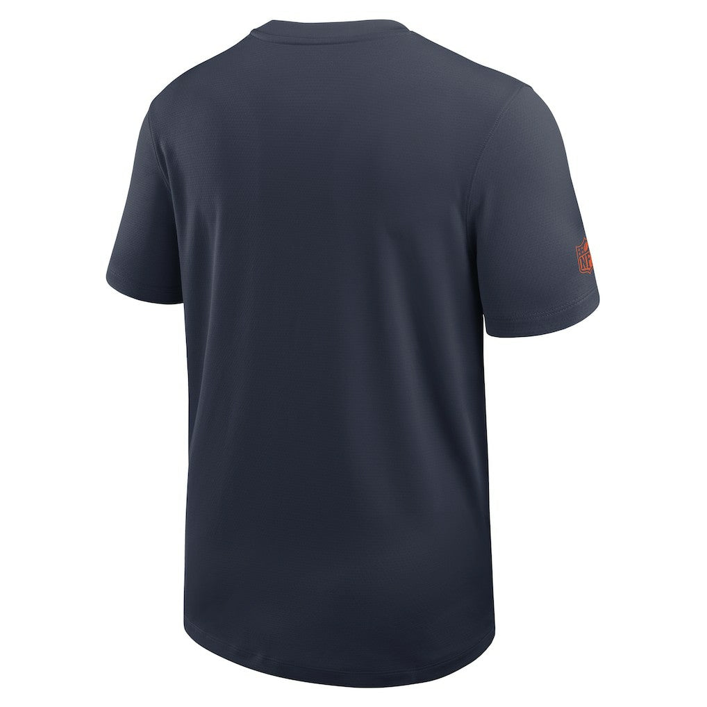 Chicago Bears Sideline UV Dri-Fit Coach Shirt Navy - Nike