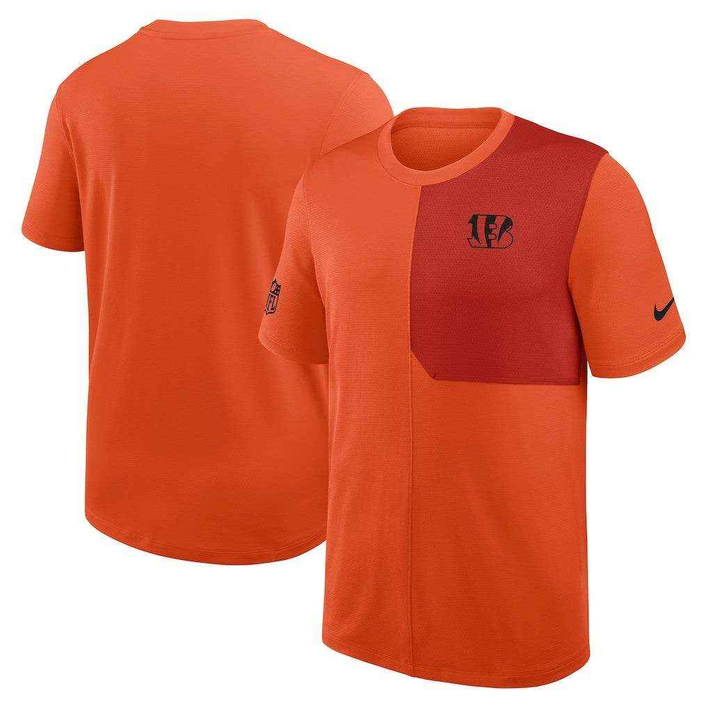 Cincinnati Bengals Sideline UV Dri-Fit Coach Shirt Orange - Nike