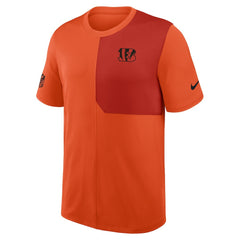 Cincinnati Bengals Sideline UV Dri-Fit Coach Shirt Orange - Nike
