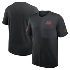 Cincinnati Bengals Sideline UV Dri-Fit Coach Shirt Black - Nike