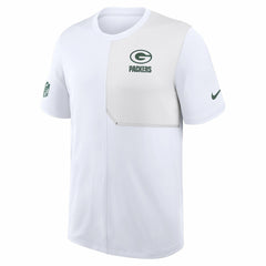 Green Bay Packers Sideline UV Dri-Fit Coach Shirt White - Nike
