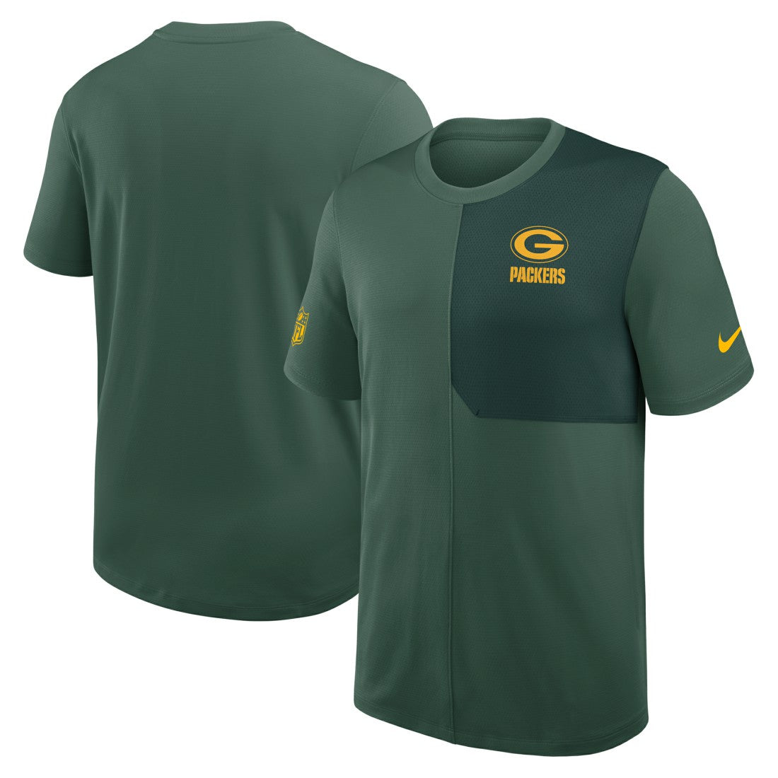 Green Bay Packers Sideline UV Dri-Fit Coach Shirt Green - Nike
