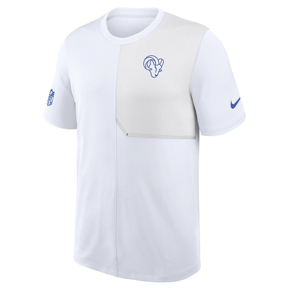 Los Angeles Rams Sideline UV Dri-Fit Coach Shirt White - Nike