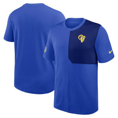 Los Angeles Rams Sideline UV Dri-Fit Coach Shirt Royal - Nike