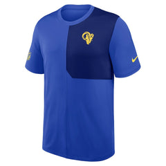 Los Angeles Rams Sideline UV Dri-Fit Coach Shirt Royal - Nike