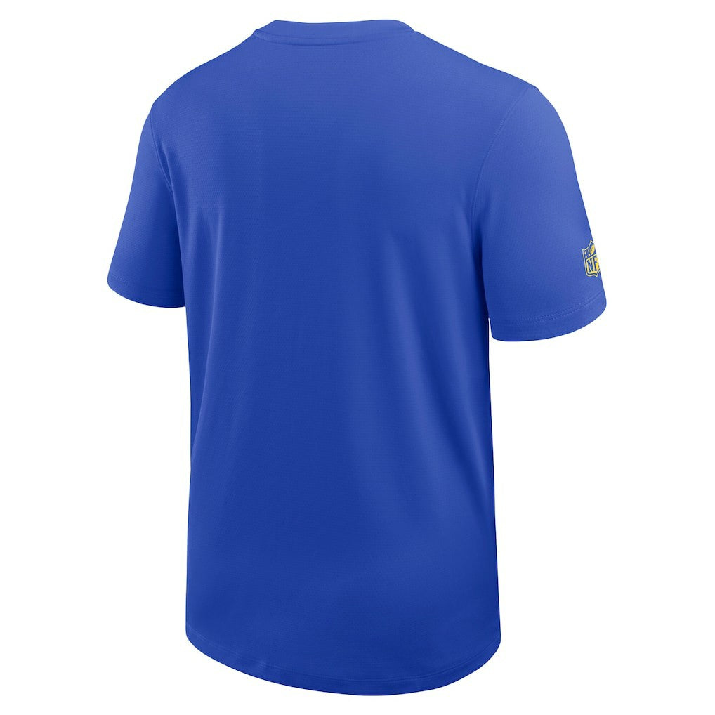 Los Angeles Rams Sideline UV Dri-Fit Coach Shirt Royal - Nike