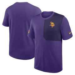 Minnesota Vikings Sideline UV Dri-Fit Coach Shirt Purple - Nike