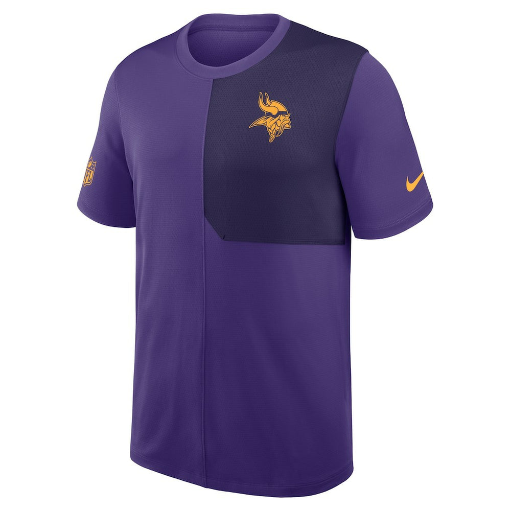 Minnesota Vikings Sideline UV Dri-Fit Coach Shirt Purple - Nike