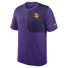 Minnesota Vikings Sideline UV Dri-Fit Coach Shirt Purple - Nike