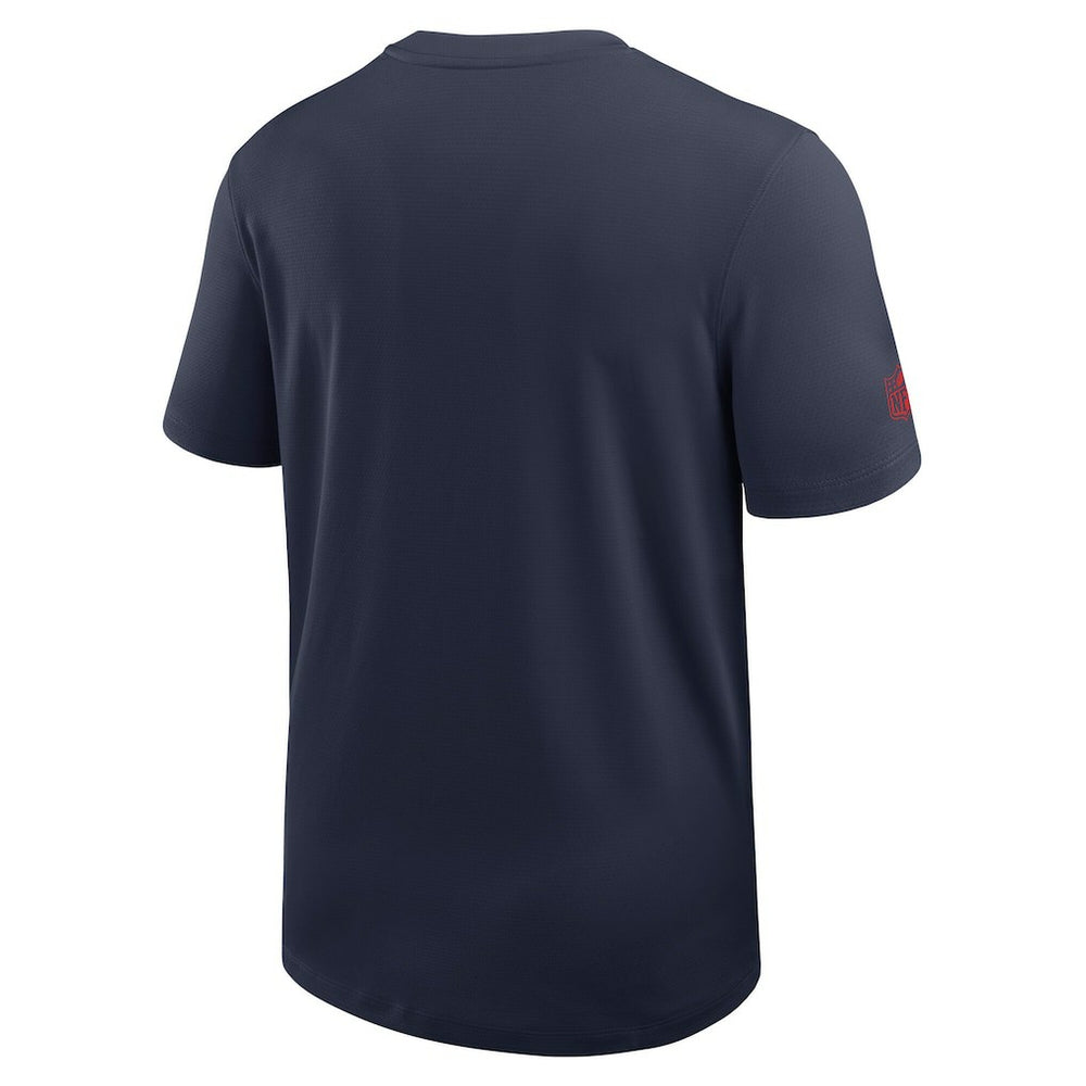 New England Patriots Sideline UV Dri-Fit Coach Shirt Navy - Nike