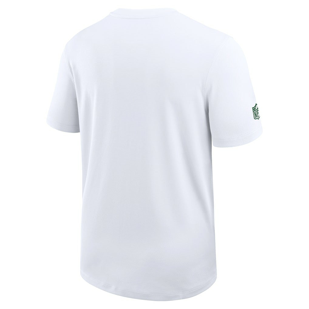 New York Jets Sideline UV Dri-Fit Coach Shirt White - Nike