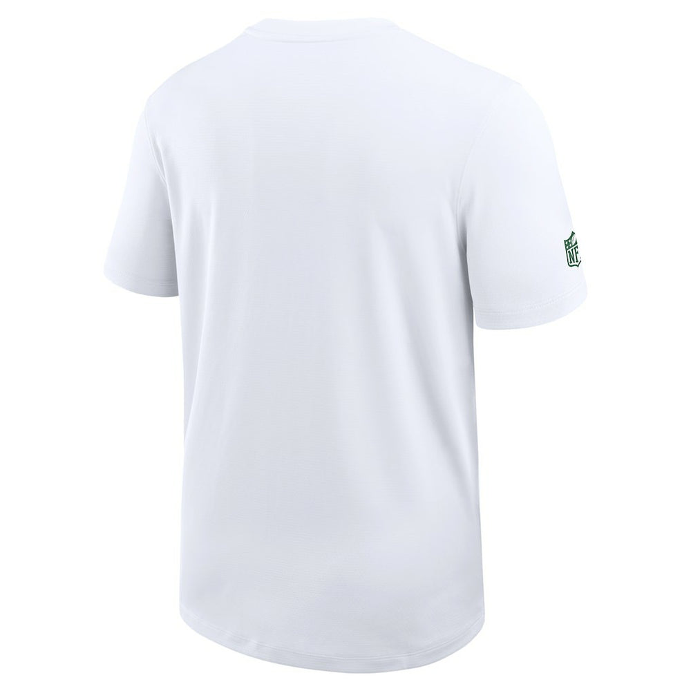 New York Jets Sideline UV Dri-Fit Coach Shirt White - Nike