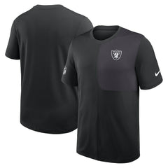 Las Vegas Raiders Sideline UV Dri-Fit Coach Shirt Black - Nike