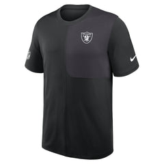 Las Vegas Raiders Sideline UV Dri-Fit Coach Shirt Black - Nike