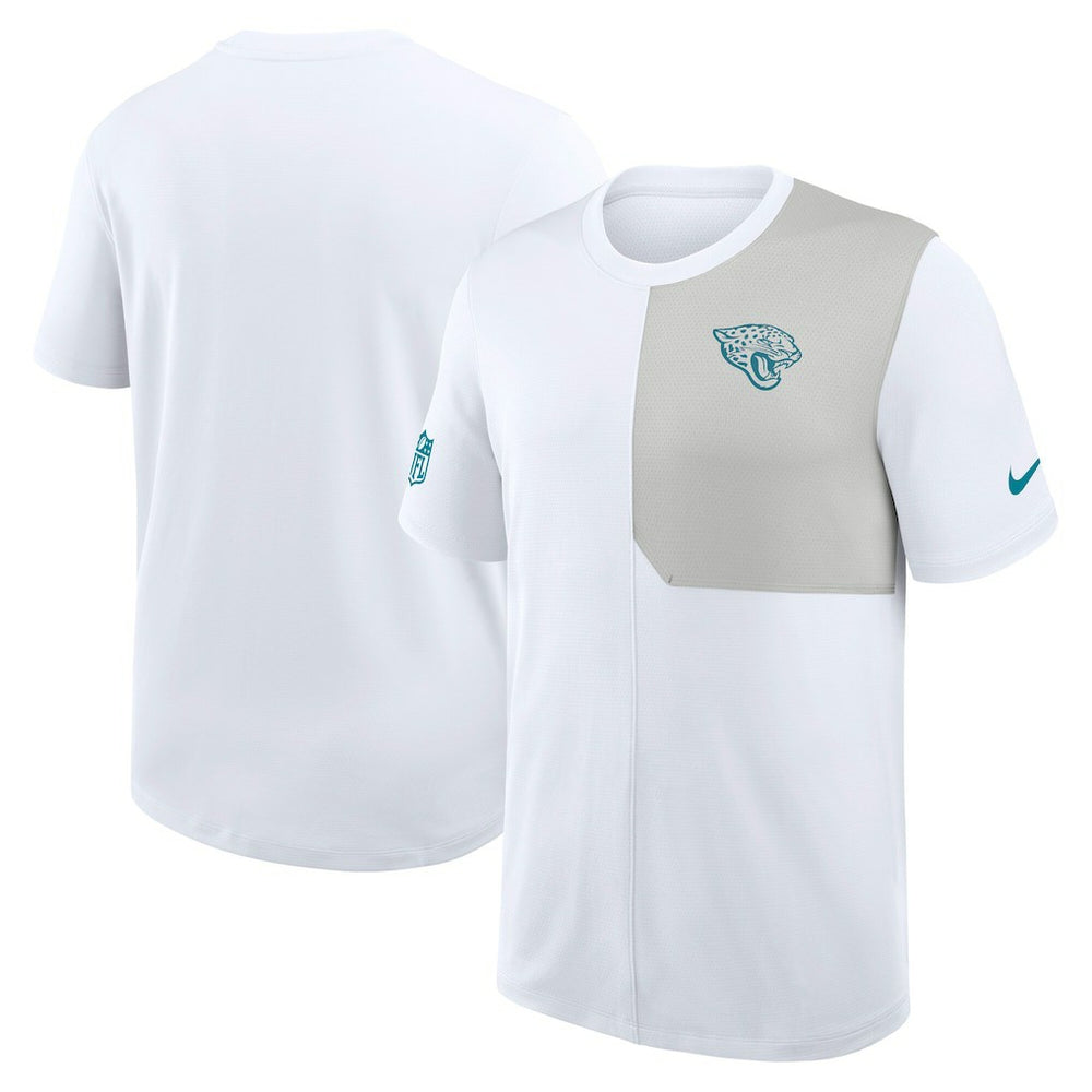 Jacksonville Jaguars Sideline UV Dri-Fit Coach Shirt White - Nike