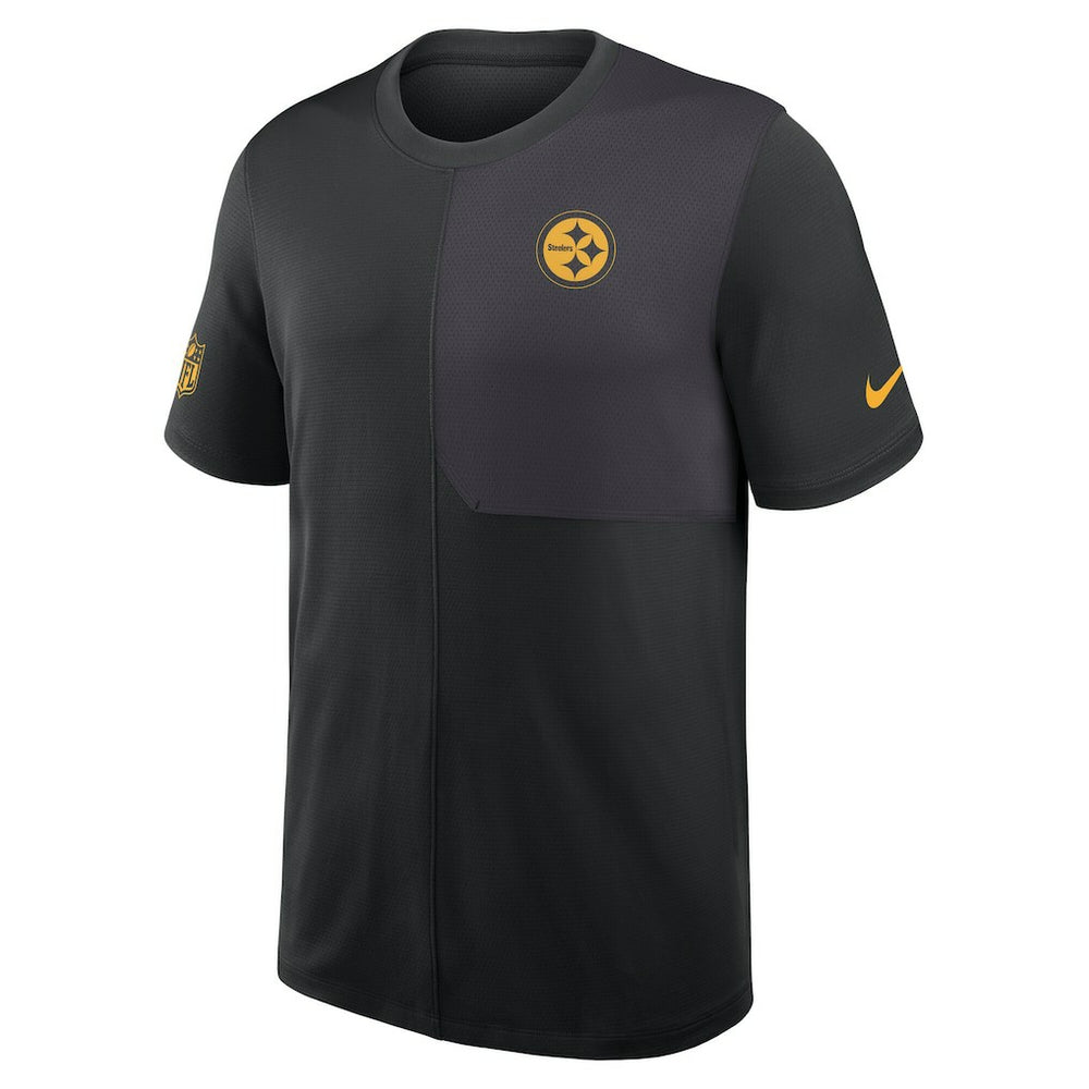 Pittsburgh Steelers Sideline UV Dri-Fit Coach Shirt Black - Nike
