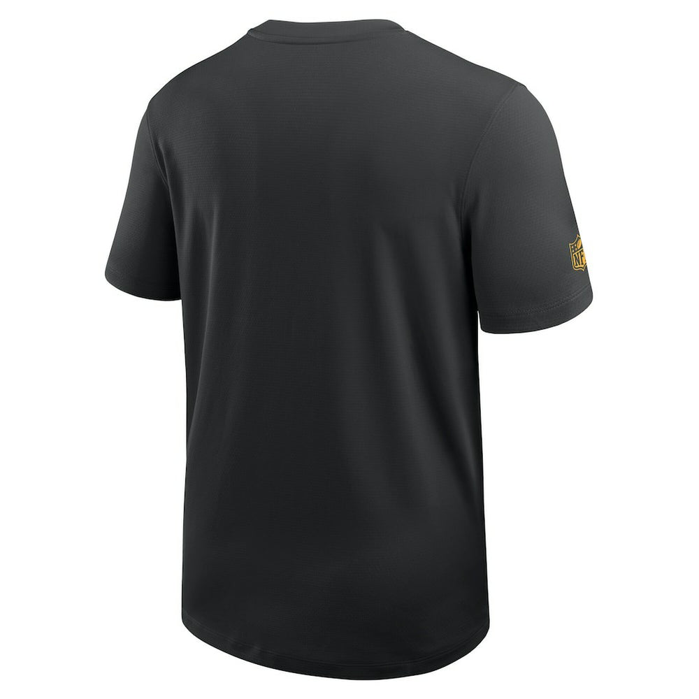 Pittsburgh Steelers Sideline UV Dri-Fit Coach Shirt Black - Nike