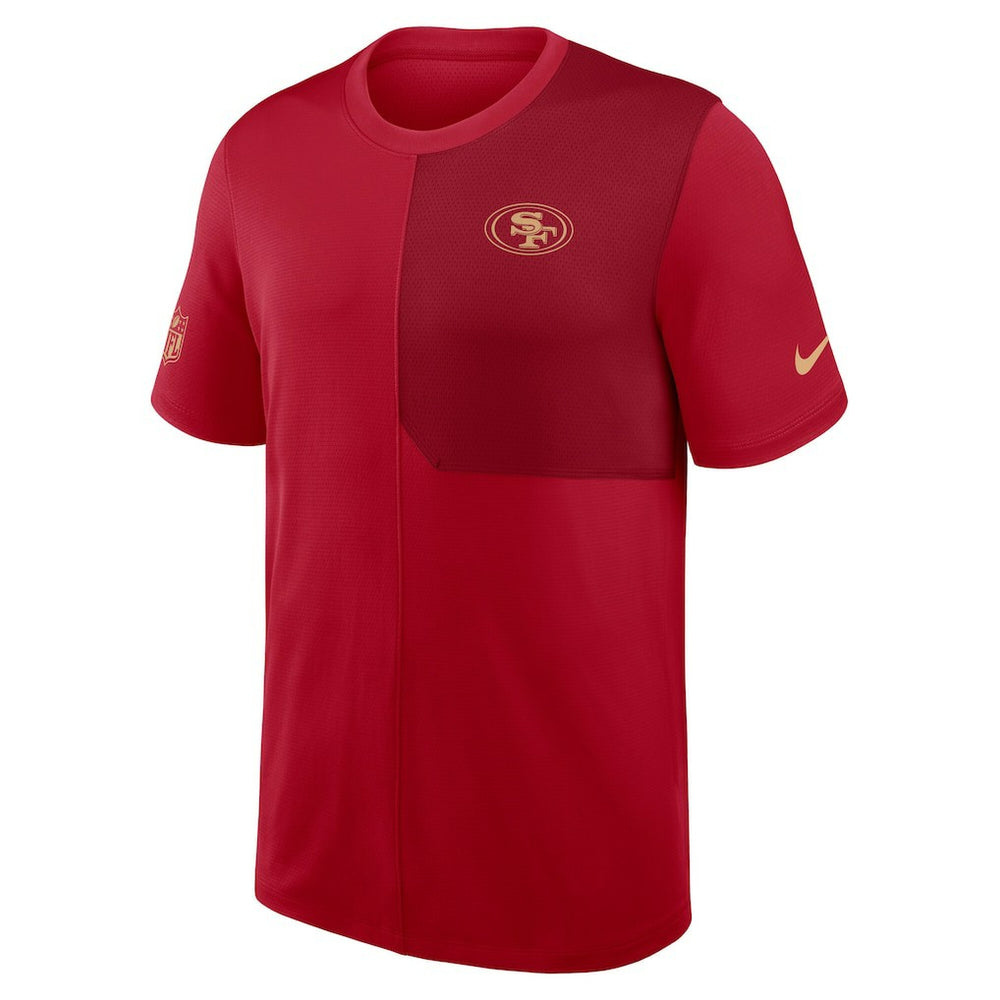 San Francisco 49ers Sideline UV Dri-Fit Coach Shirt Scarlet - Nike