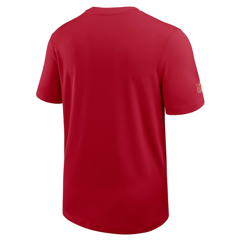 San Francisco 49ers Sideline UV Dri-Fit Coach Shirt Scarlet - Nike
