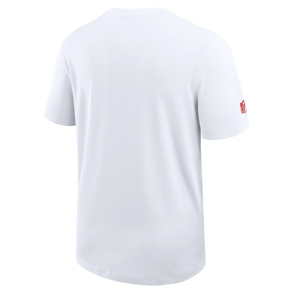 Kansas City Chiefs Sideline UV Dri-Fit Coach Shirt White - Nike