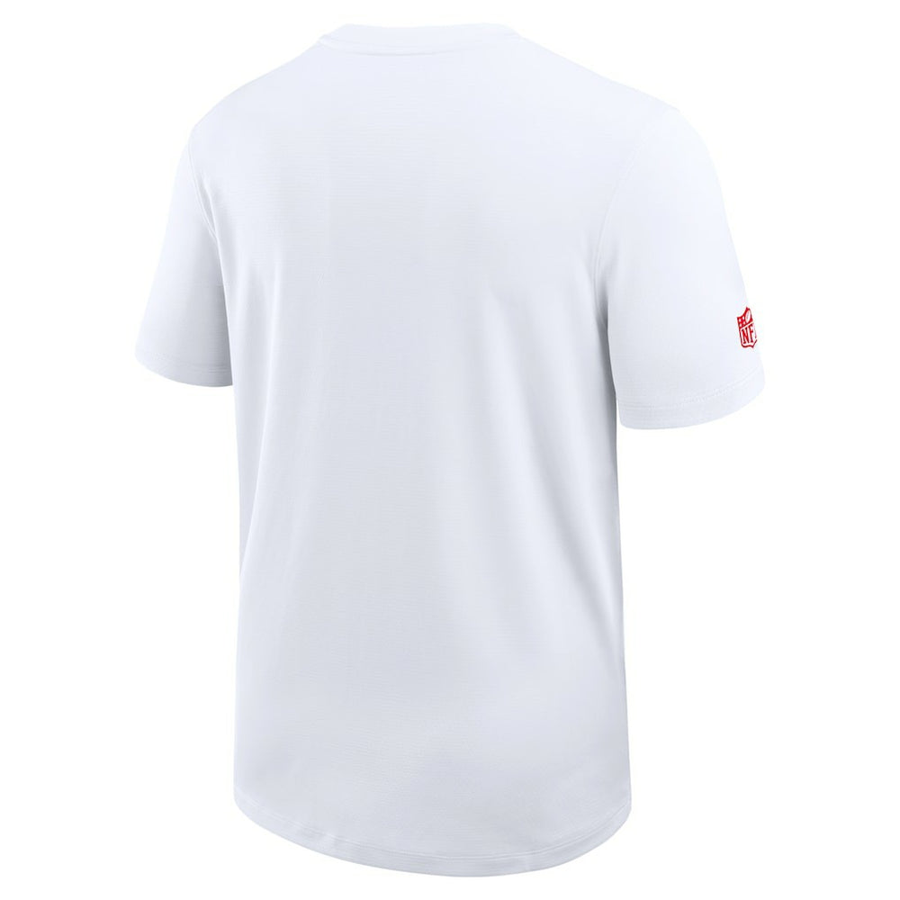Kansas City Chiefs Sideline UV Dri-Fit Coach Shirt White - Nike