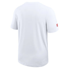 Kansas City Chiefs Sideline UV Dri-Fit Coach Shirt White - Nike