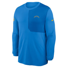 Los Angeles Chargers Sideline Coach UV Dri-FIT Long Sleeve Shirt Powder Blue - Nike