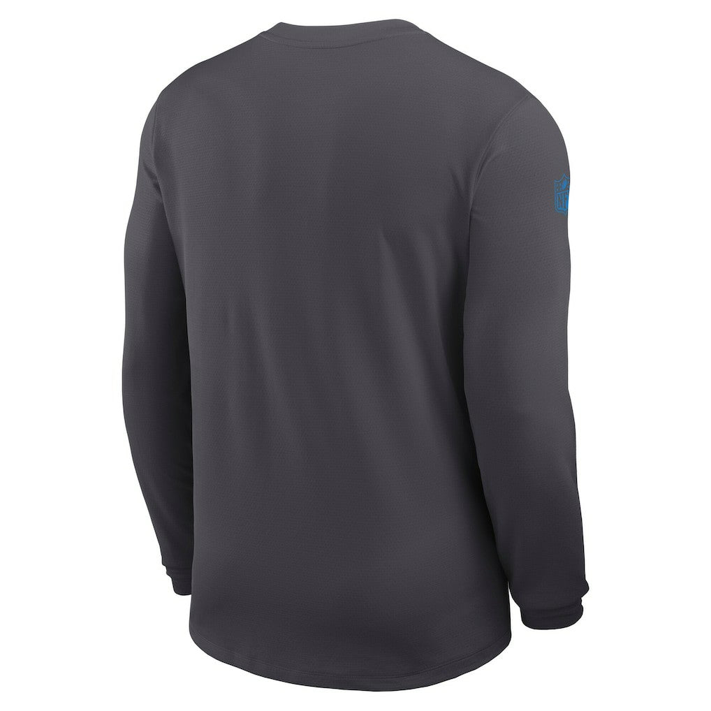 Los Angeles Chargers Sideline Coach UV Dri-FIT Long Sleeve Shirt Gray - Nike