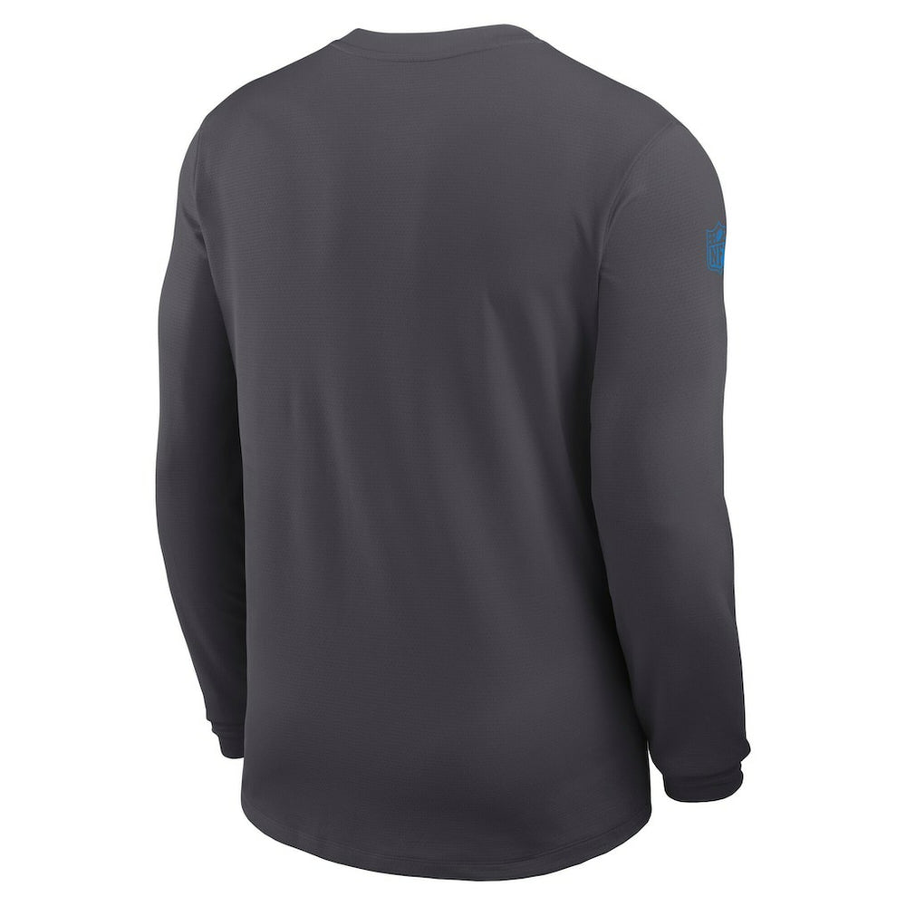 Los Angeles Chargers Sideline Coach UV Dri-FIT Long Sleeve Shirt Gray - Nike