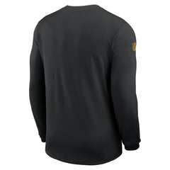 Minnesota Vikings Sideline Coach UV Dri-FIT Long Sleeve Shirt Black - Nike
