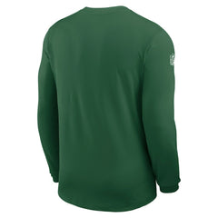 New York Jets Sideline Coach UV Dri-FIT Long Sleeve Shirt Green - Nike