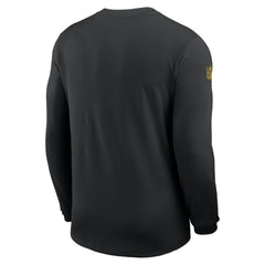 Pittsburgh Steelers Sideline Coach UV Dri-FIT Long Sleeve Shirt Black - Nike